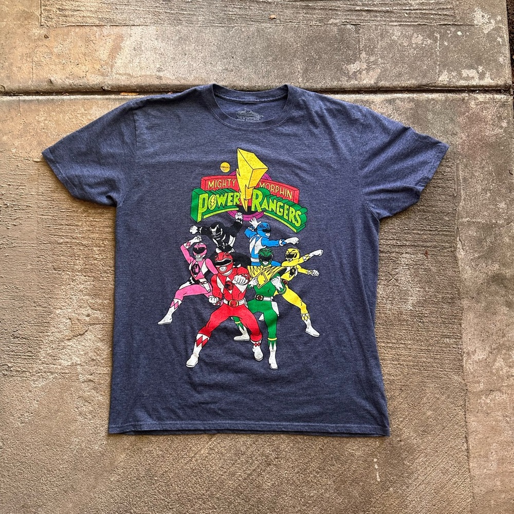 Might morphin Power ranger grey t-shirt unisex